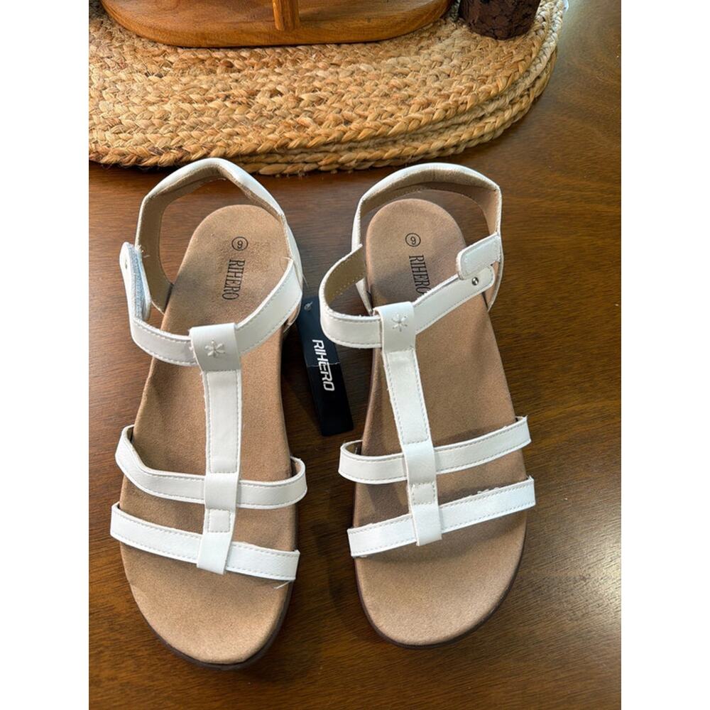 Rihero NWT size 9, white comfort, sandals. 532. - Picture 2 of 4